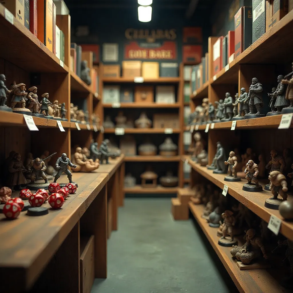 Scale model diorama with detailed scenery